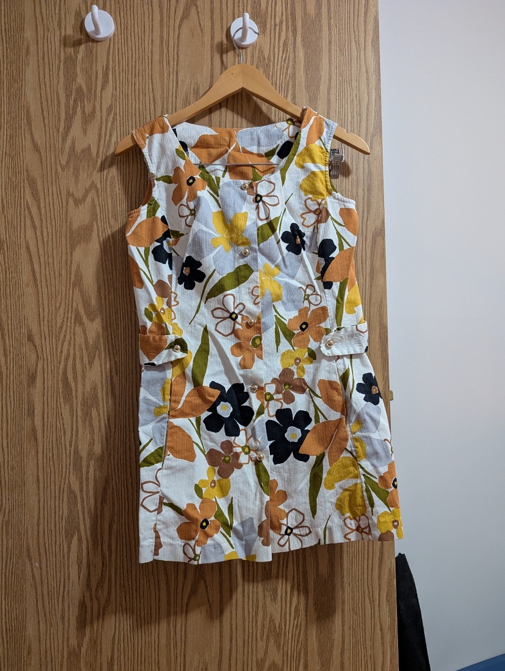 Vintage Floral Mini Dress / Tunic